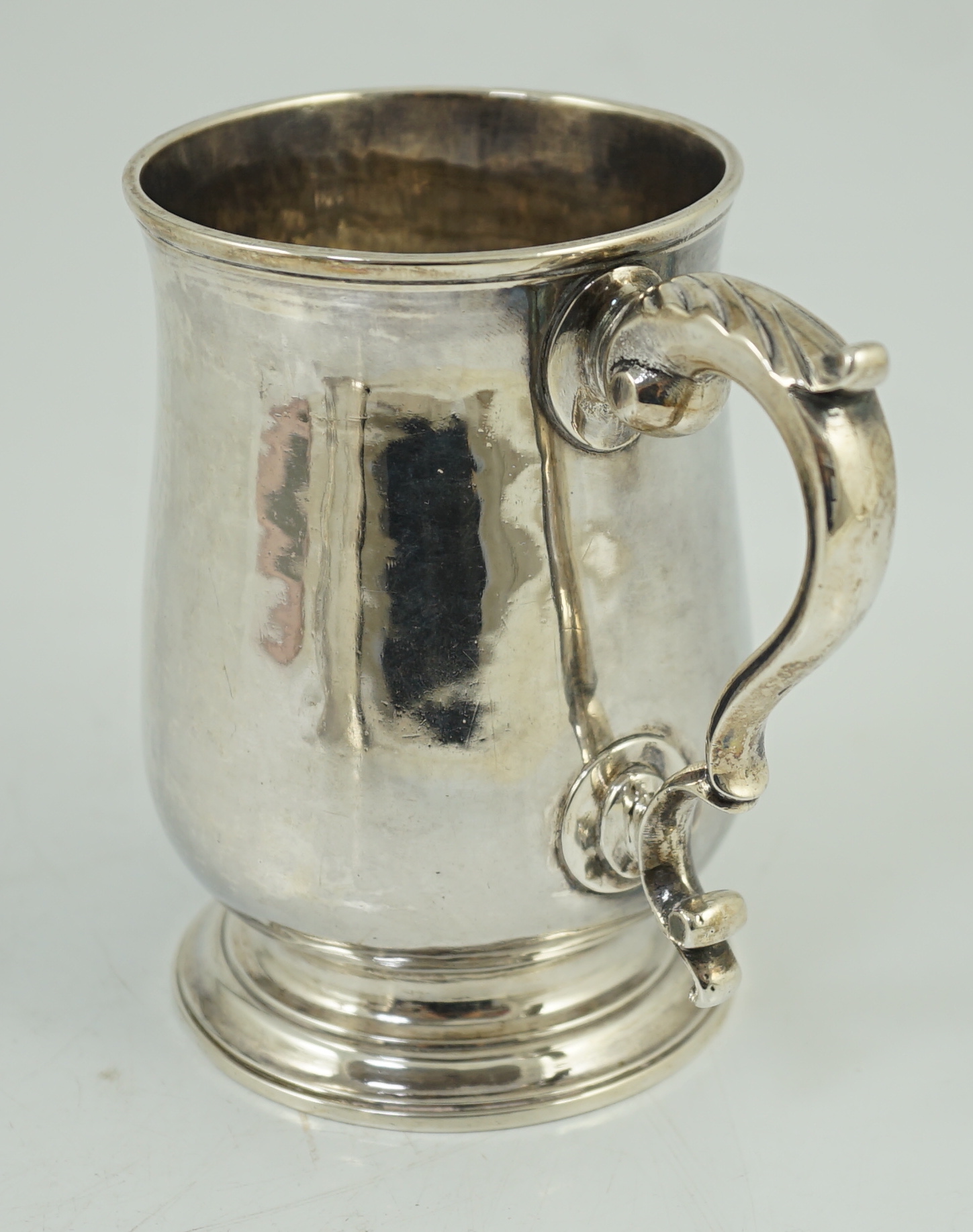 A George III silver baluster mug, by Thomas Wallis I